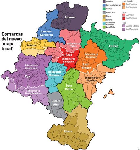 las comarcas del nuevo mapa local de navarra podran ofrecer decenas de servicios