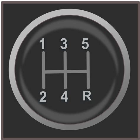 clipart gear shift knob icon