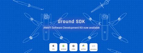 parrot releases  anafi software development kit sdk