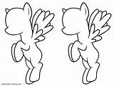 Alicorn Pages Coloring Template sketch template
