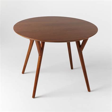 mid century  dining table west elm