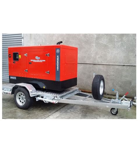 kva trailer mount diesel generator fdm hire