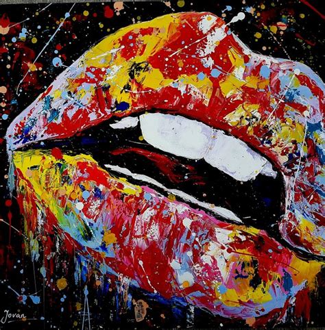 jovan srijemac action painting lips catawiki
