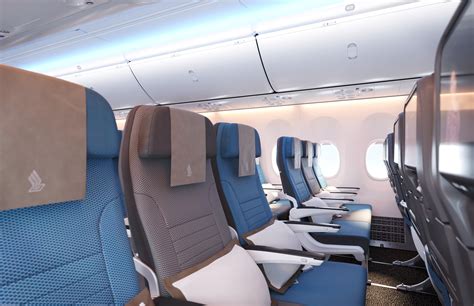singapore airlines unveils  max interiors  flat bed seats