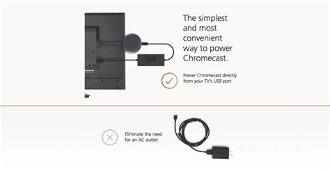 mission usb power cable  chromecast mission accessories