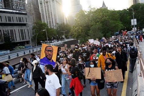 How New Yorkers Marked The Anniversary Of George Floyds Killing The