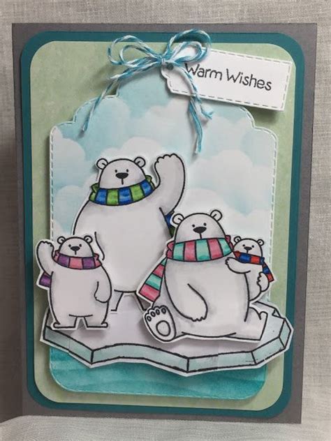 mft polar bear pals christmas cards cards christmas