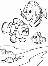 Nemo Finding Pages Coloring Crush Getdrawings sketch template