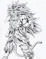 Broly Goku Ssj5 Dbz Dibujando Ssj Dragonball Fase Dibuje Saiyan Brly Preto Dragón Saiyajin Espero Bocetos sketch template
