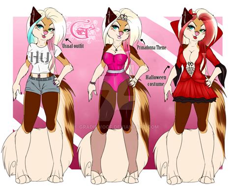 [ref] gradie s outfits and hair colors~ by gradiewoof on deviantart