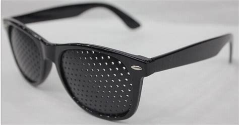 anti myopia pinhole glasses pin hole sunglasses exercise eyesight