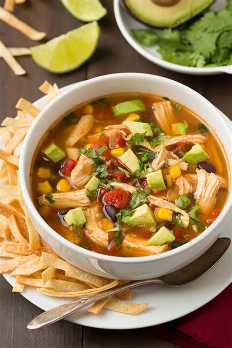 Slow Cooker Chicken Tortilla Soup 15 Chicken Soup Recipes To Get You