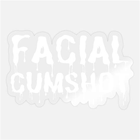 Cumshot Stickers Unique Designs Spreadshirt