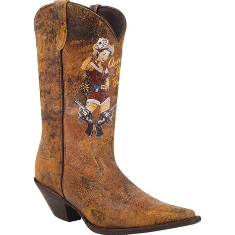Crush By Durango Women S Pin Up Brown Western Boots Rd012
