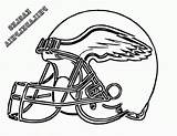 Coloring Eagles Helmet Pages Football Nfl Helmets Philadelphia Printable Logo Drawing Drawings Clipart Cliparts Cowboys Color Team Colouring Print Clip sketch template