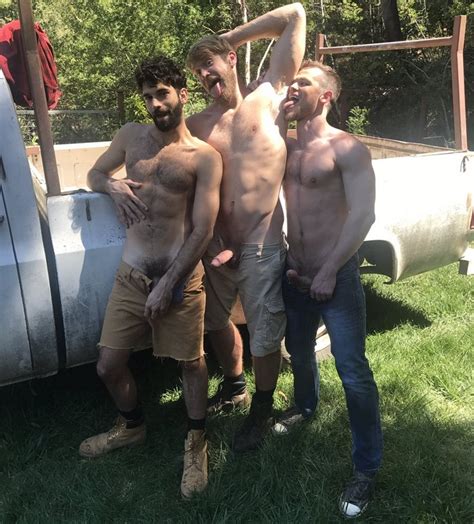 gay porn behind the scenes colby keller tegan zayne and kurtis wolfe 3 way on the set of raging