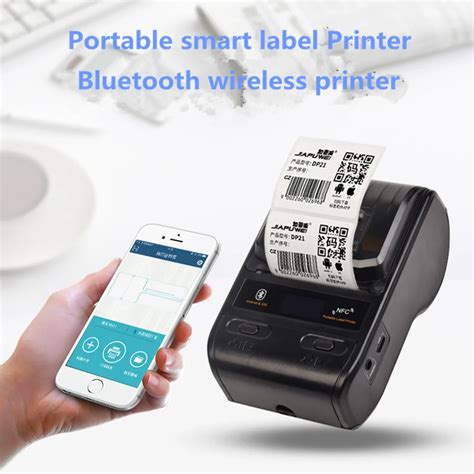 portable mm thermal bluetooth label printer barcod printer receipt printer  android ios