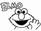 Elmo Getdrawings sketch template