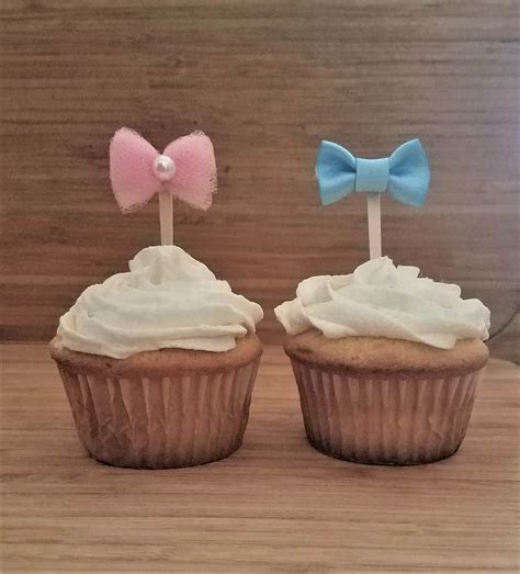 Gender Reveal Cupcake Toppers ~ Cassie Smallwood