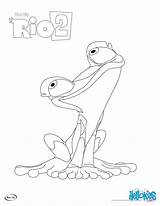 Rio Coloring Gabi Pages Frog Movie Print Color Sheets Sheet Rio2 Colouring Nigel Hellokids Book Music Chicken sketch template