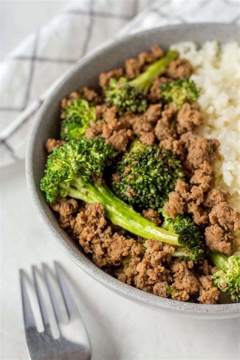 Paleo Ground Beef And Broccoli Recipe Paleo Ground Beef Beef