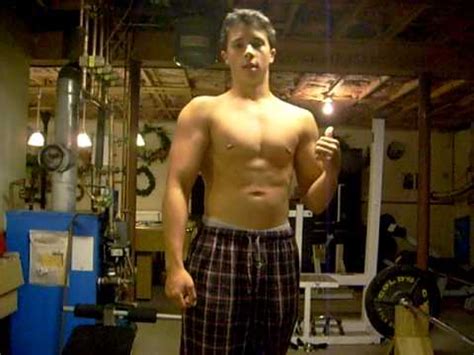 teen bodybuilder nick wright home gym youtube