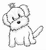 Coloring Pages Cute Puppy Dog Color Yorkie Kids Maltese Labradoodle Dogs Printable Puppies Ausmalbilder Print Colouring Sheets Cats Cartoon Printables sketch template