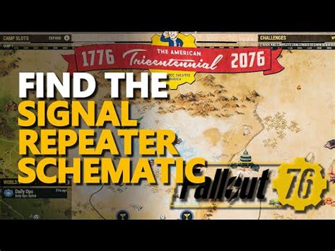 find  signal repeater schematic fallout  youtube