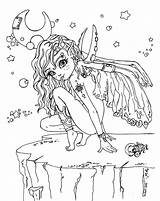Coloring Pages Elf Jadedragonne Deviantart Elves Stellar Fairy sketch template