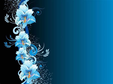 blue flowers backgrounds wallpaper cave