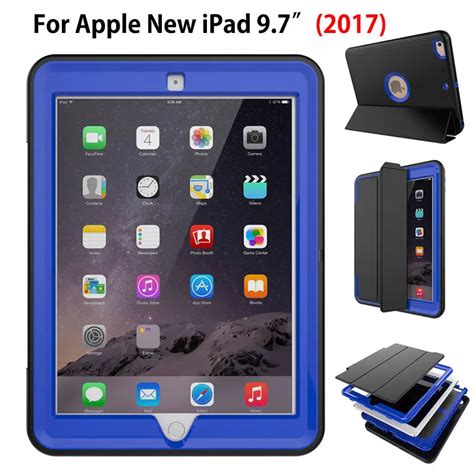 shockproof kids safe case  apple  ipad      smart cover funda tablet