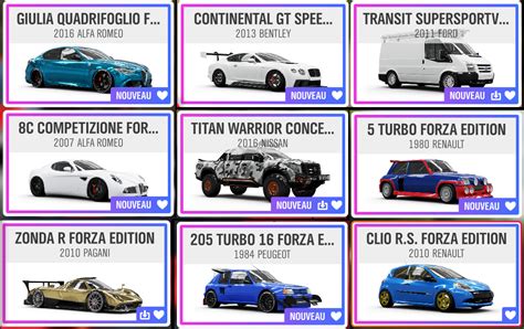 List Of Forza Edition Cars Horizon 4 Djupka