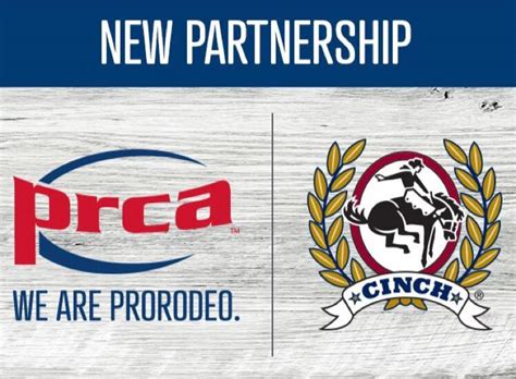 prca cinch announce  national partnership