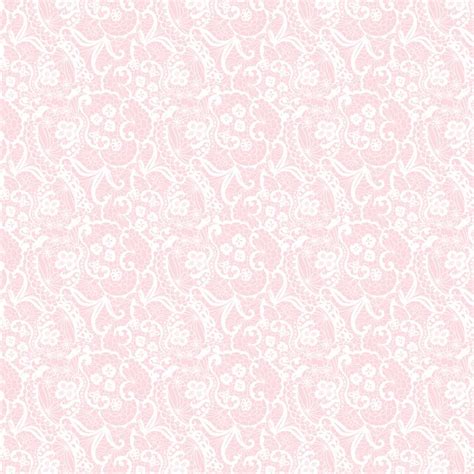 pink lace pattern crew