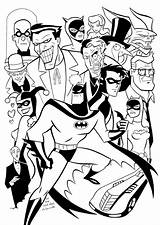 Drawing Colouring Bruce Timm Getcolorings Joker sketch template