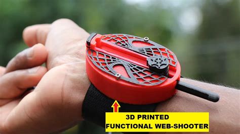 making functional  printed web shooter  springs  magnets