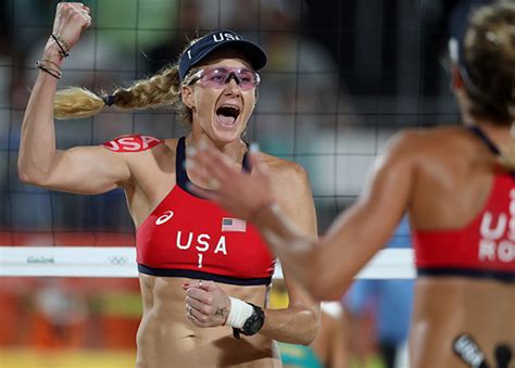 [pics] us women s beach volleyball team photos of april ross and kerri
