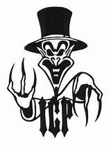 Icp Juggalo Clown Insane Posse Coloring Ringmaster Clowns Sketch Clipground Graffiti sketch template