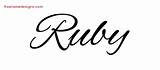 Riley Cursive Name Tattoo Ruby Raul Designs Names Lettering Graphic Freenamedesigns sketch template