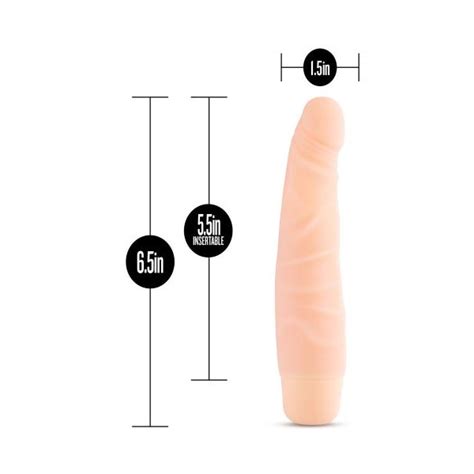 silicone willy slim 6 5 vibrating dildo vanilla sex toys and adult