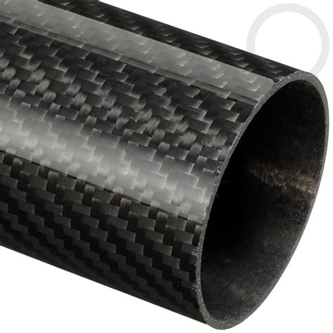 mm mm woven finish carbon fibre tube   easy composites