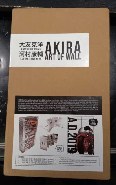 akira art  wall  katsuhiro otomo english paperback book