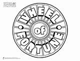 Wheel Fortune Coloring Pages Colors Millionaire Template Game Sketch Choose Board Capable Displaying sketch template