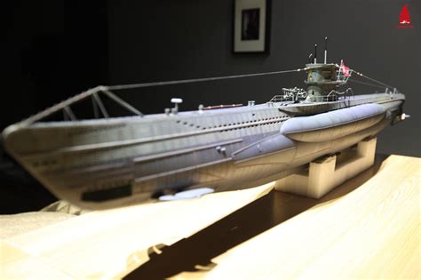 arkmodel german  boat type viic rc submarine  scale models plast arkmodel hobby