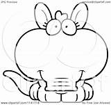 Aardvark Outlined Cory Thoman sketch template