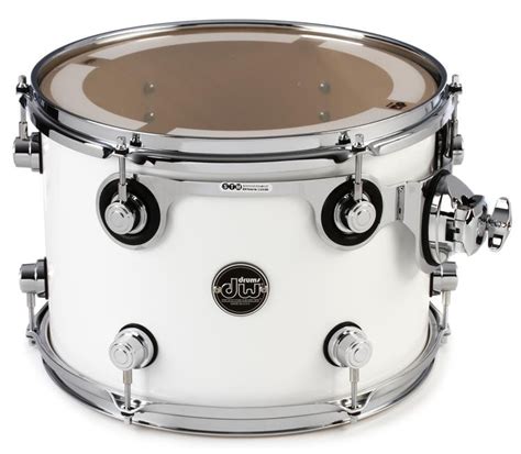 dw performance series mounted tom     gloss white lacquer sweetwater