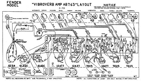fender vibroverb ab layout service manual  schematics eeprom repair info