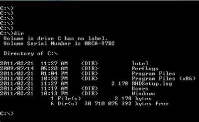 ms dos command bowres