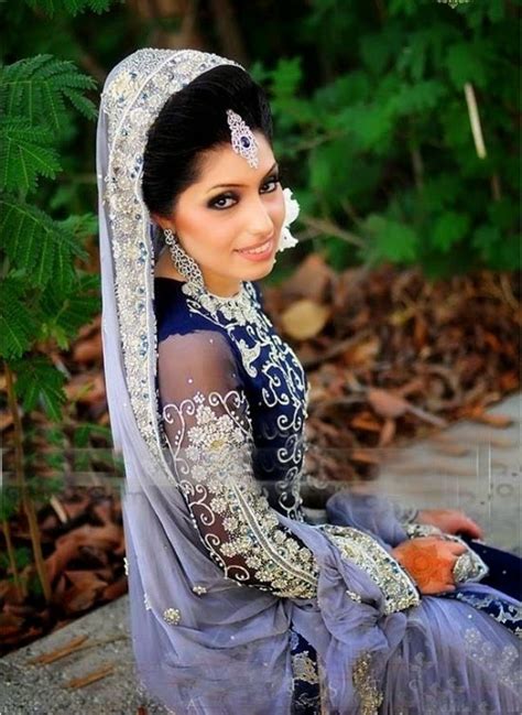 Pak Indian Full Sleeve Wedding Dresses 2014 For Married