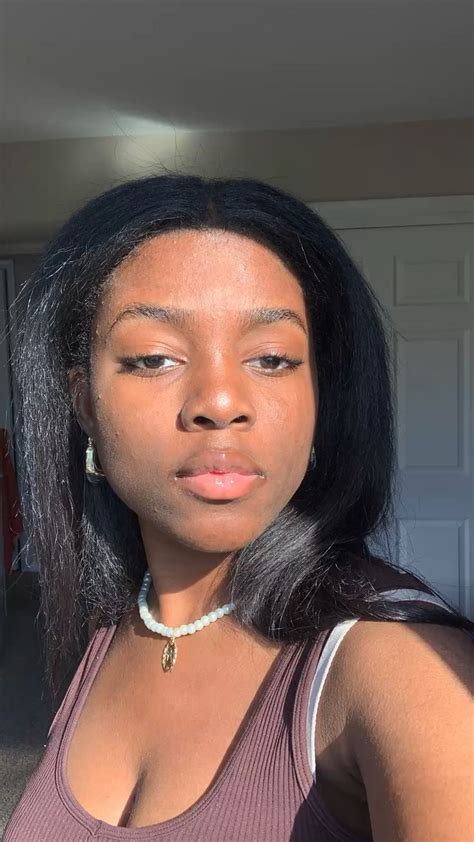 Pretty Black Girl Aesthetic Aesthetic Photo Ideas Black Girl Selfie